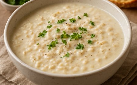 طريقة عمل شوربة الشوفان بالكريمة بخطوات سهلة