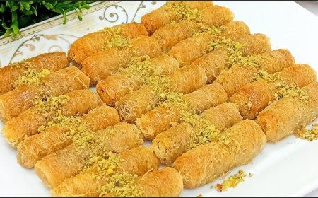  أصابع الكنافة بالمكسرات: حلوى شرقية بطعم لا يُقاوم