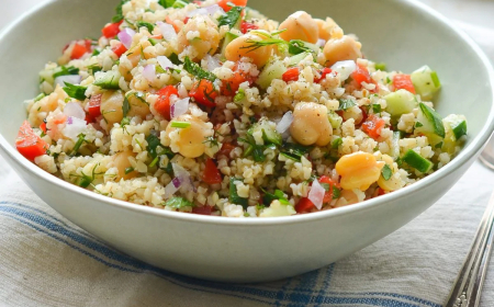  طريقة عمل سلطة البرغل والحمص: وصفة صحية للرجيم