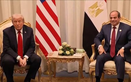  الرئيس السيسي يمنح ترامب قلادة النيل تقديرًا لجهوده في دعم السلام
