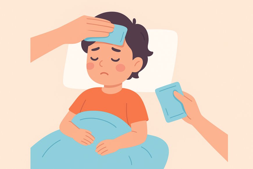 أين توضع الكمادات للأطفال لخفض الحرارة؟ طرق فعالة وآمنة